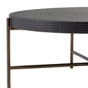 Round Gunmetal Coffee Table Nikos