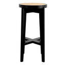 Black Rattan Bar Stool Dareau