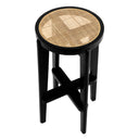 Black Rattan Bar Stool Dareau