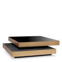 Brass Rim Coffee Table Shelton