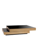 Brass Rim Coffee Table Shelton