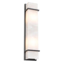 Alabaster Bronze Wall Lamp Spike