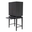Oak Storage Wine Cabinet Dimitros