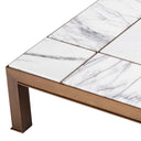 White Marble Coffee Table Tardieu
