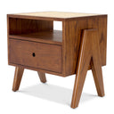 Rattan V-Legged Bedside Table Latour
