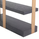 Metal Framed 6-Shelf Bookcase Geo
