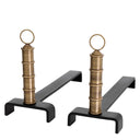 Metal Andiron Set (2) Vauxbons