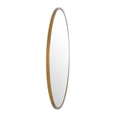 Brass Frame Round Mirror Heath
