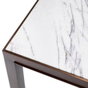 Bronze Marble Side Table Tardieu