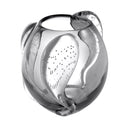 Gray Handblown Glass Vase L Sianluca