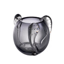 Gray Handblown Glass Vase Sianluca