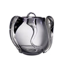 Gray Handblown Glass Vase Sianluca