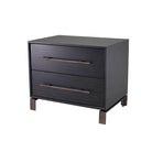 2 Drawer Oak Nightstand Canova