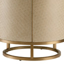 Woven Oak Side Table Napa Valley