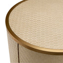Woven Oak Side Table Napa Valley
