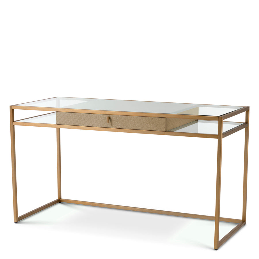 Woven Oak Desk Napa Valley
