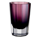 Purple Octagonal Glass Vase Chavez