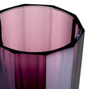 Purple Octagonal Glass Vase Chavez
