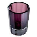Purple Octagonal Glass Vase Chavez