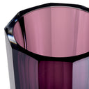 Purple Octagonal Glass Vase Chavez