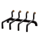 Black Metal Andiron Brinon