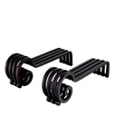 Black Curled Set (2) Andiron Mardor