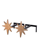 Decorative Set (2) Andiron Star