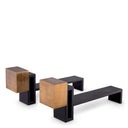 Contemporary Andiron Set (2) Chitry