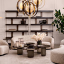 Bronze 5 Shelf Bookcase Dalmar