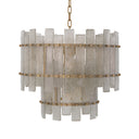Frosted Hand-Blown Glass Chandelier Caprera