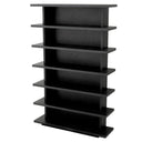Charcoal Gray Oak Bookcase Malibu
