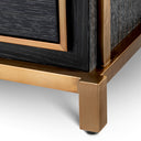 Charcoal Oak Bedside Table Hazel