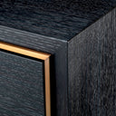 Charcoal Oak Bedside Table Hazel