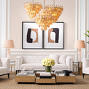 Amber Glass Chandelier S Benini