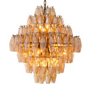 Amber Glass Chandelier L Benini