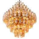 Amber Glass Chandelier L Benini
