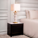 Charcoal Gray Bedside Table Corazon