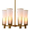Cone Shade Brass Chandelier Dino