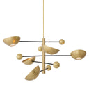 Antique Brass Bowls Chandelier Salinas
