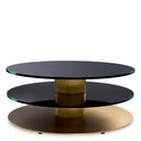 Black Glass Coffee Table Dorado