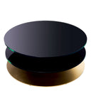 Black Glass Coffee Table Dorado