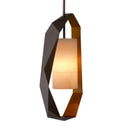 Metal Framed Alabaster Chandelier Santos