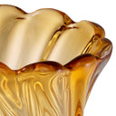 Yellow Swirling Glass Vase Contessa - S