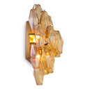 Diamond Amber Wall Lamp Benini