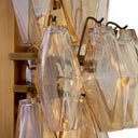 Diamond Amber Wall Lamp Benini