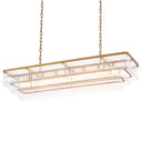 Glass Rods Chandelier East