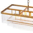 Glass Rods Chandelier East