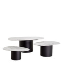 Ceramic Marble Coffee Table Set (3) Zane