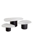 Ceramic Marble Coffee Table Set (3) Zane