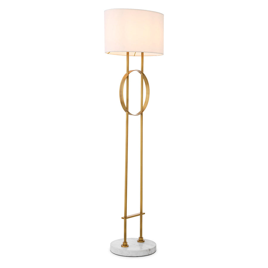 White Shade Floor Lamp Kaiser